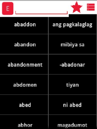 Cebuano English Dictionary截图5