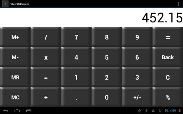 Tablet Calculator Free截图4