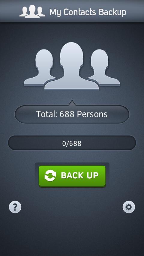 MCBackup - My Contacts Backup截图1