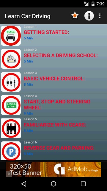 Learn Car Driving Theory截图1