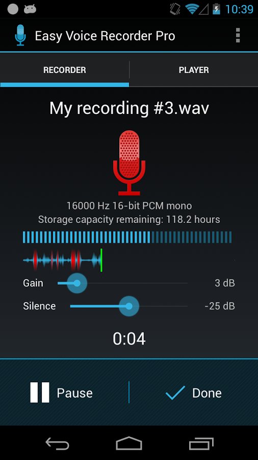 简易录音机 Easy Voice Recorder Pro截图6