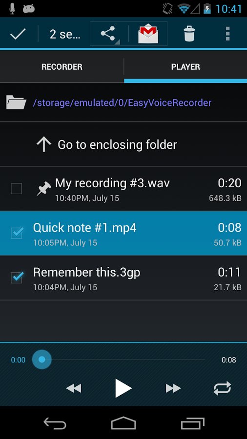 简易录音机 Easy Voice Recorder Pro截图2