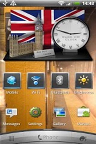 Euro HD Widget Cloc…截图5