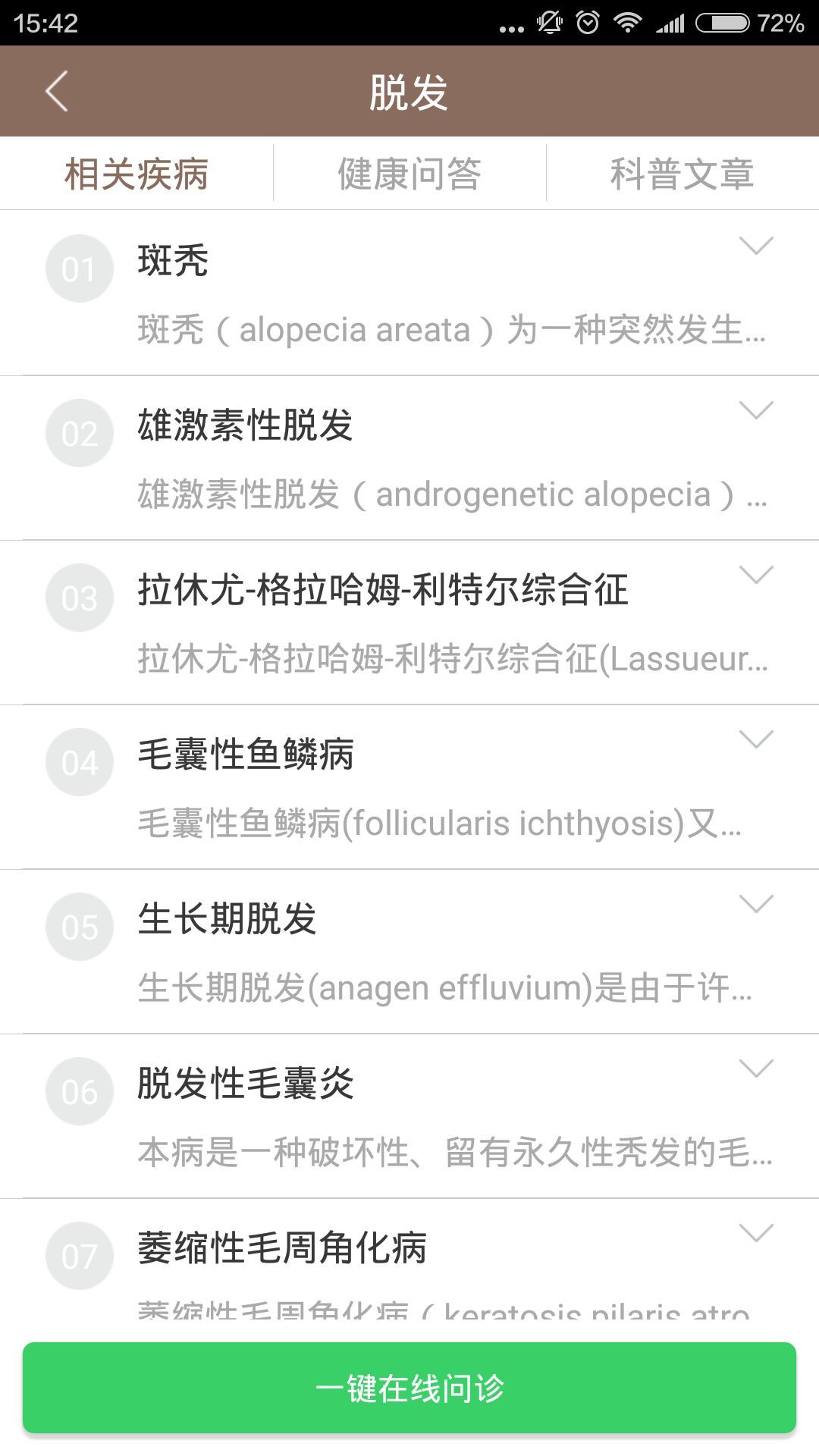 头发脱落防治护理截图4