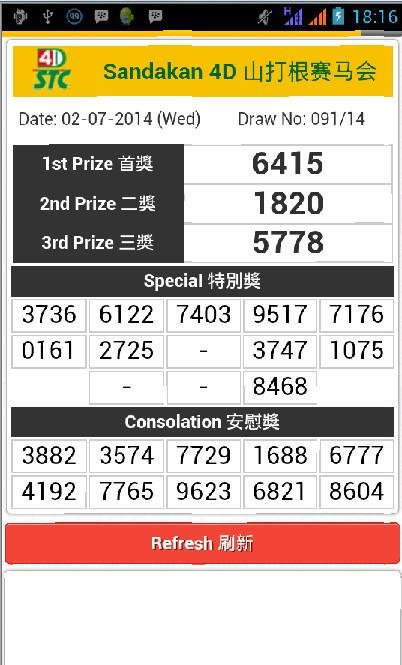 Toto Results Live截图10