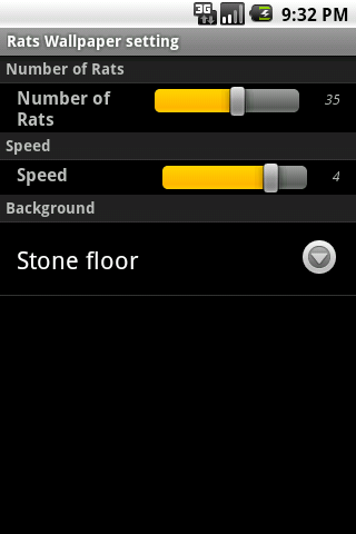 Live Wallpaper Rats Demo截图2