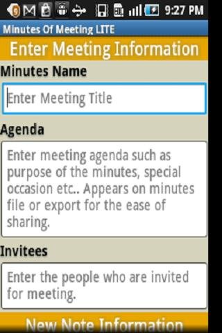 Minutes Of Meeting Lite截图1