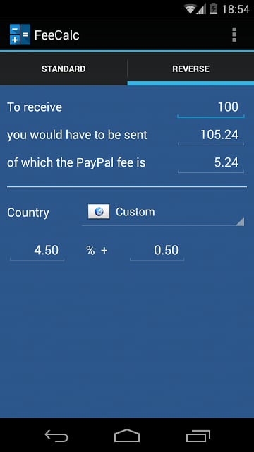 贝宝计算器 PayPal Calculator截图7