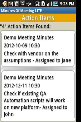 Minutes Of Meeting Lite截图3