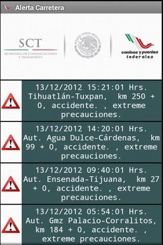 CAPUFE Alerta Carretera截图1