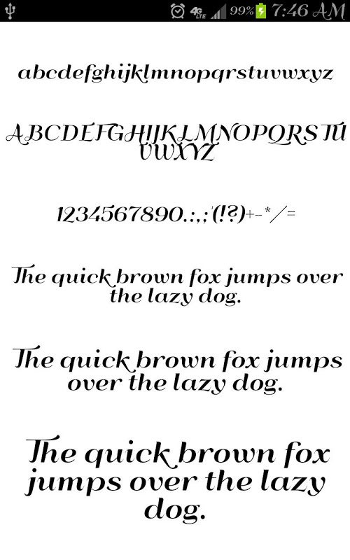 Script Pack for FlipFont&reg; FREE截图3