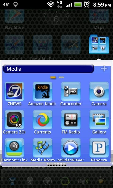 LC Aqua Theme For GO Launcher EX截图6