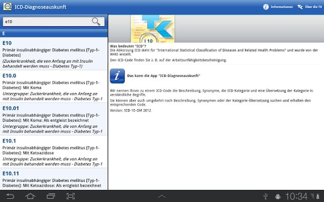 ICD-10 Diagnoseauskunft截图3