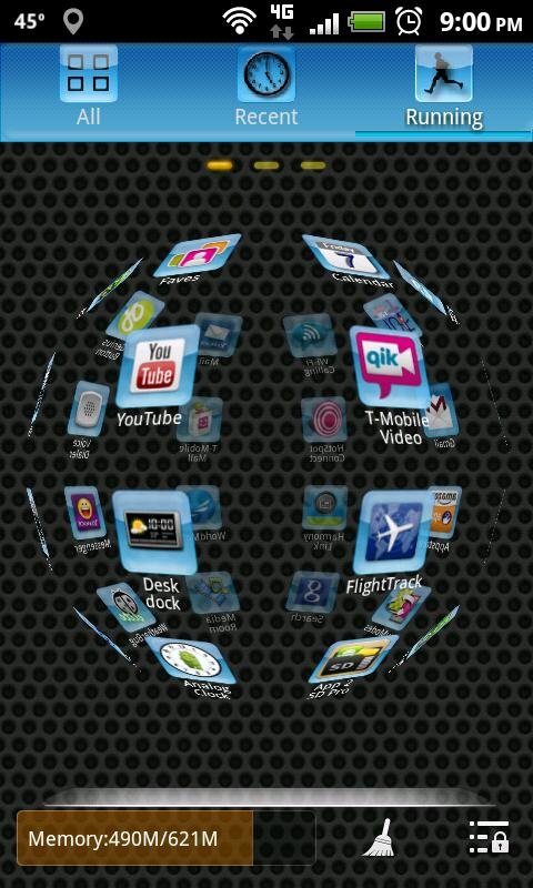 LC Aqua Theme For GO Launcher EX截图3