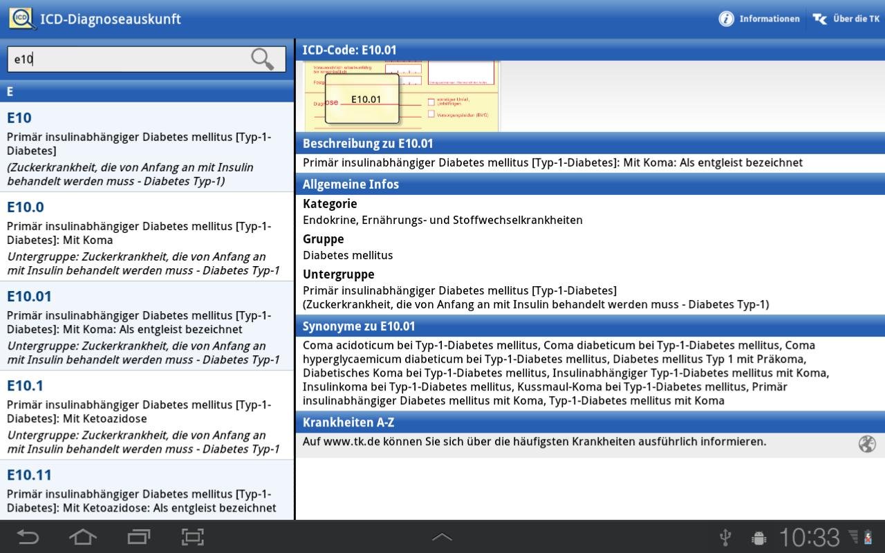 ICD-10 Diagnoseauskunft截图8