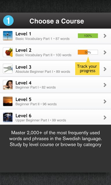 Learn Swedish Free WordPower截图8