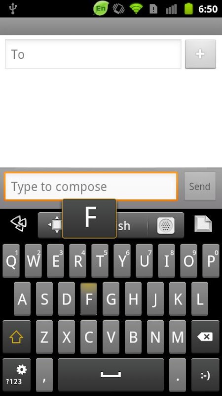 GO Keyboard Gingerbread Theme截图4