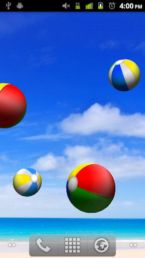 Beach Balls Livewallpaper截图1