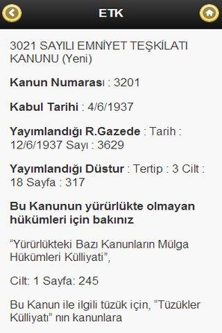 Polis Kanun ve Yönetmelikler截图1