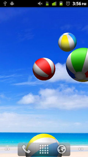 Beach Balls Livewallpaper截图2