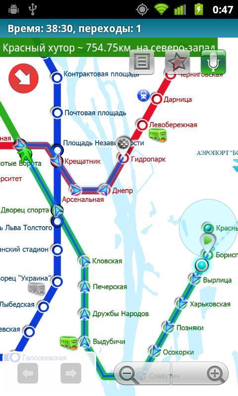 Kiev, Ukraine (map for Metro24)截图2