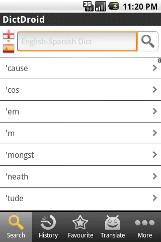 English<->Spanish Dictionary截图1