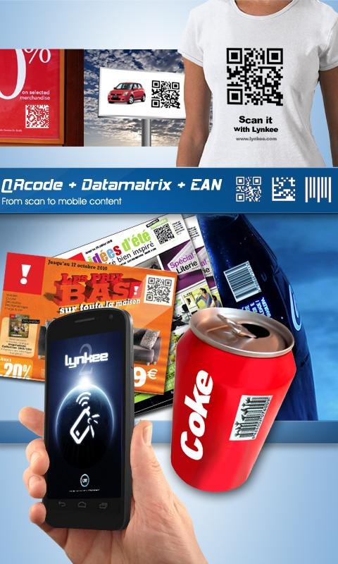 LYNKEE QR code barcode scanner截图3