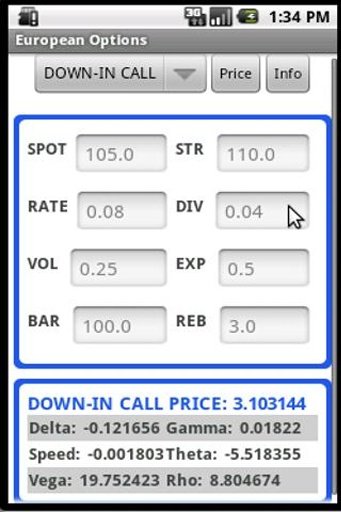 European Options截图4