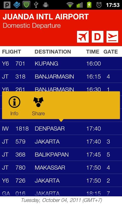 Indonesia FlightBoard截图6