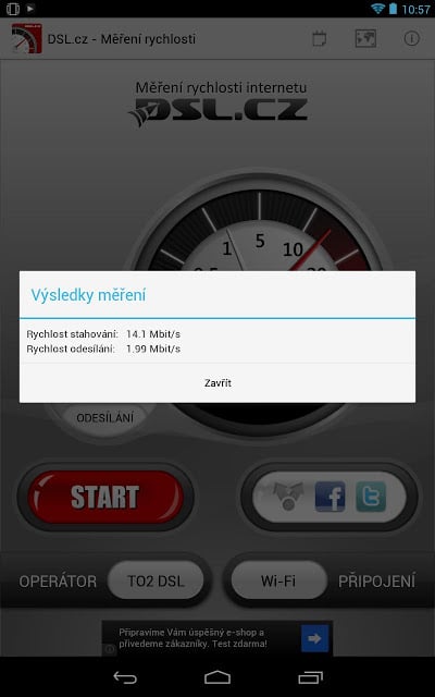 DSL.cz - Měření rychlosti截图5