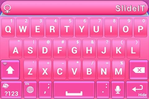 SlideIT Pinky Valentine skin截图3