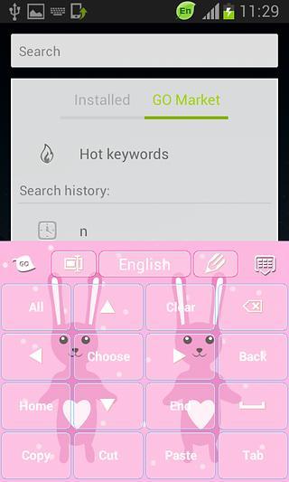 Keypad Theme Pink截图6