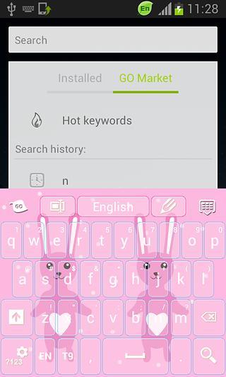 Keypad Theme Pink截图2