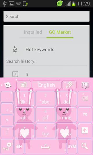 Keypad Theme Pink截图4