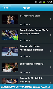 Barclays ATP World Tour Finals截图3