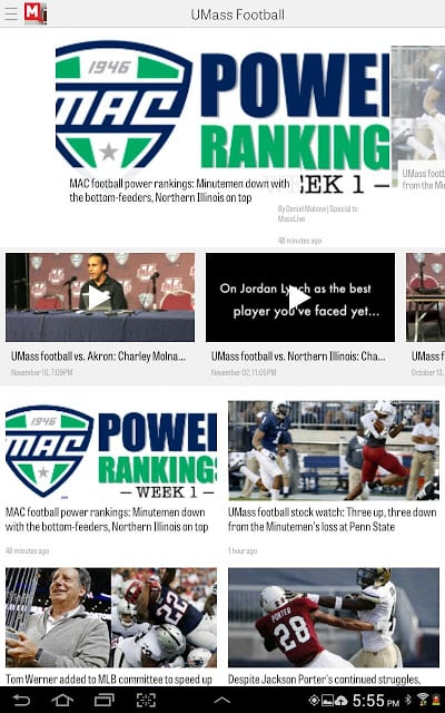 MassLive.com: UMass Football截图7