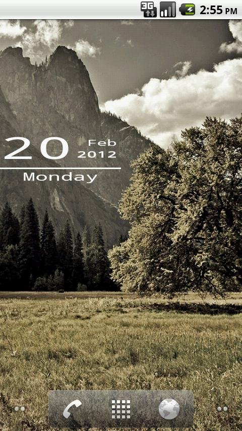 Mono Date Widget Lite截图1