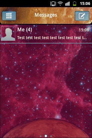 GO SMS PRO Theme Galaxy 临主题星系截图6