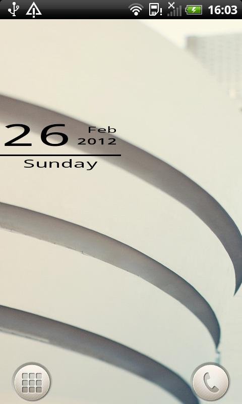 Mono Date Widget Lite截图2