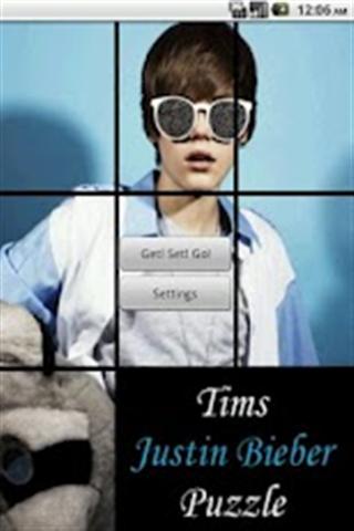 贾斯汀毕伯拼图 Tims Justin Bieber Puzzle截图1