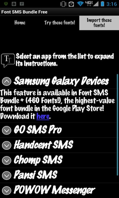 Font SMS Bundle 5截图5