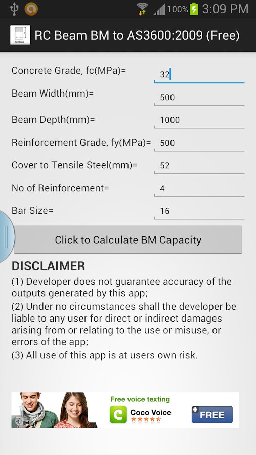 钢筋混凝土梁的设计 R.C.BEAM TO AS36002009截图2