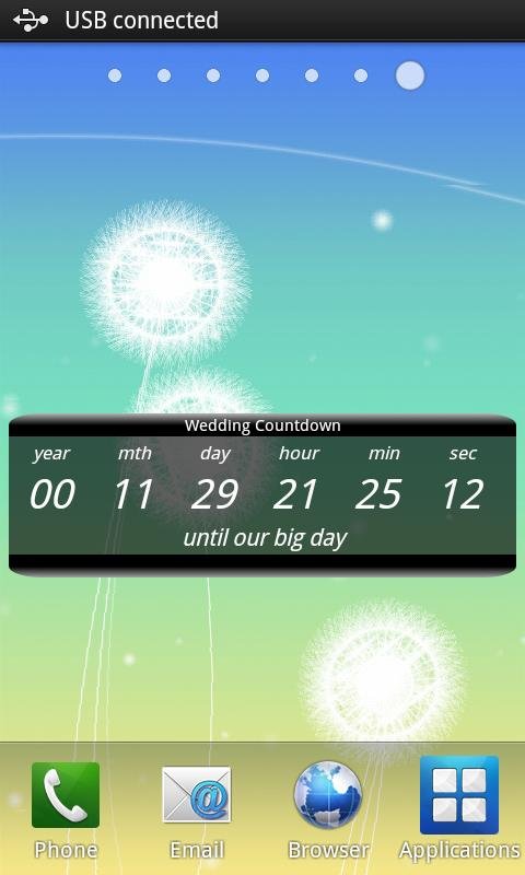 Wedding Countdown Widget截图1