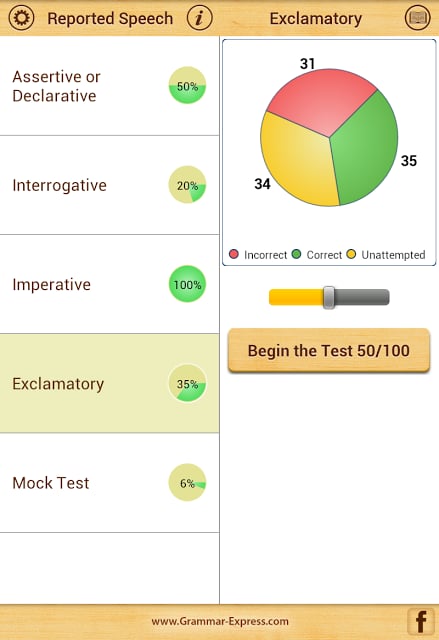 Grammar : Reported Speech Lite截图2