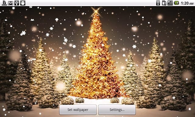 Snow Fall Wallpaper截图2