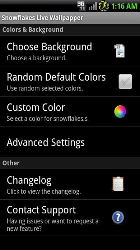 Snowflakes Playground Live截图6