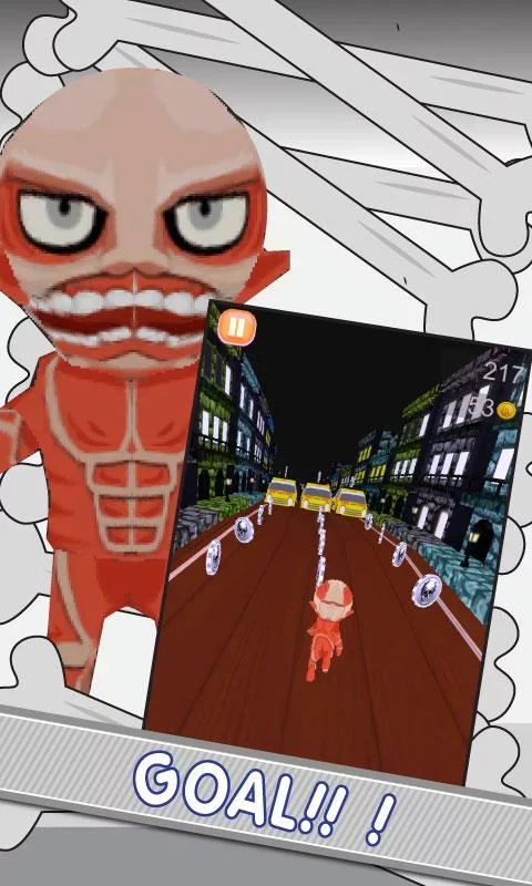 3D Titan Run - Warrior Attack截图4