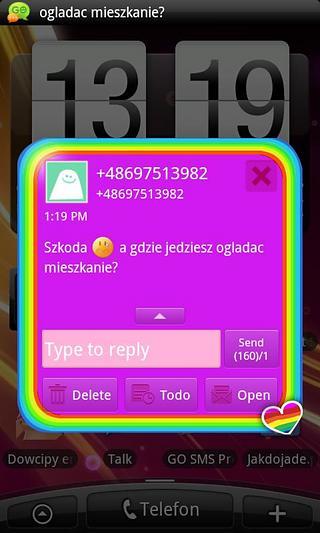 彩虹主题免费短信 GO SMS Rainbow Theme Free截图1