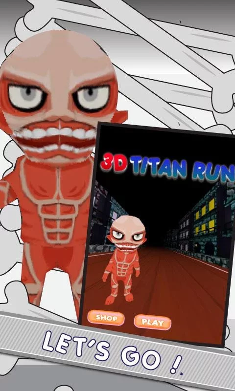 3D Titan Run - Warrior Attack截图1