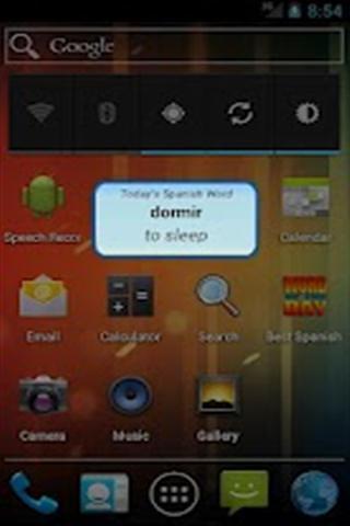 Best Spanish Word of the Day App and Widget截图2